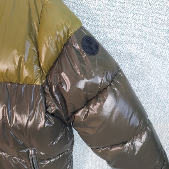 Noize Brand Streetwear Cropped Puffer Jacket, Ladys Size L - Picture 2 of 7